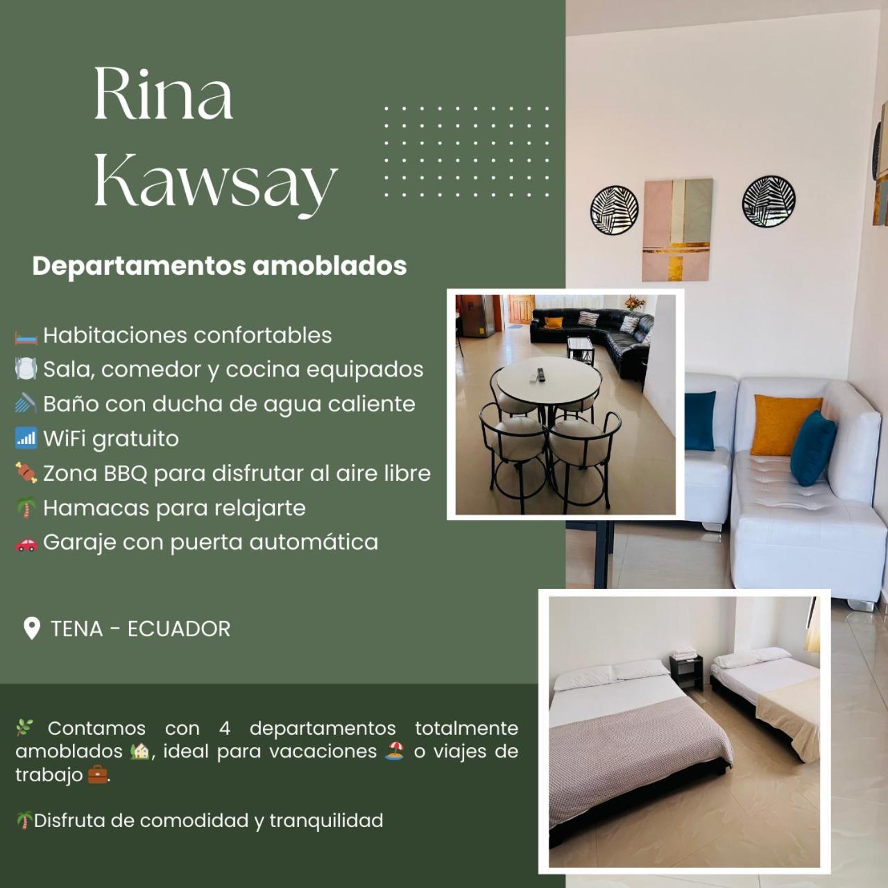 Rinakawsay - Viveviajando Apartamento Amoblado En Tena Ngoại thất bức ảnh